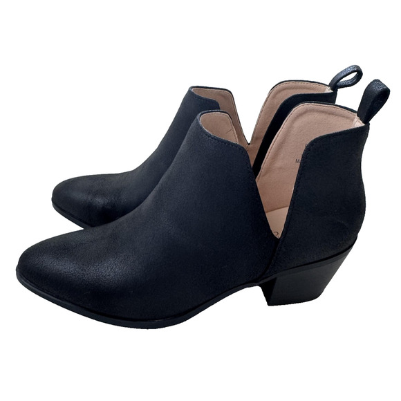 Journee Collection Shoes Womens Size 8.5 Lola Western Booties Low Heel Ankle - Picture 4 of 12